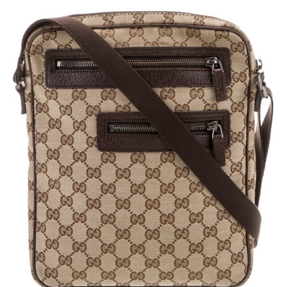 Gucci GG Canvas Monogram Messenger Bag - Picture 1 of 7